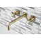 Kingston Brass KS6023ZX Wall Mount Tub Faucet, Antique Brass KS6023ZX - alternate 4